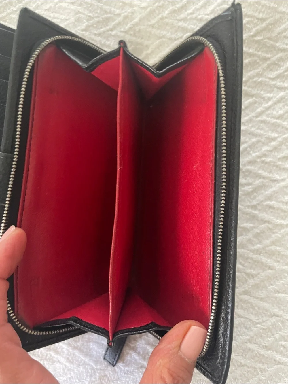 Vintage Bvlgari wallet black large